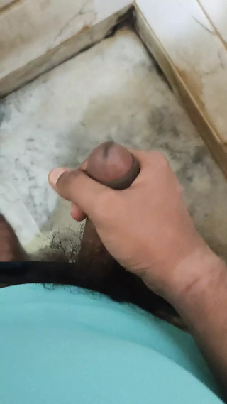 I wake up with hard dick so I directly went to bathroom to shoot my load