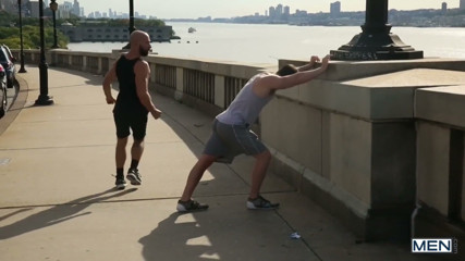 Men - Damon Andros Eats Tobias Out and Fucks His Tight Ass Until He Sprays His Warm Load on His Chest