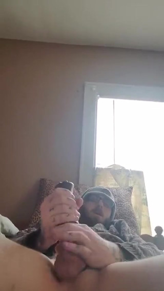 White Boy Cumming Hard After 2 Days of No Release