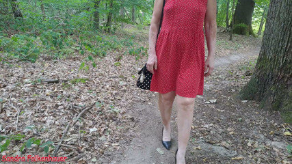 Sandra Falkenhauer – Horny in the Parking Lot