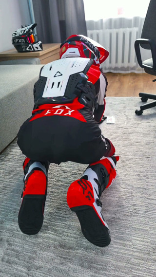 Playing with Motorcycle Boots