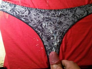 Cum on wifes panties 16