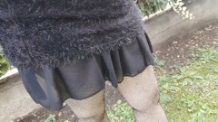 Hot pee in the garden