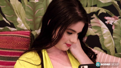 Busty Diana Eisley gets turned on by watching herself fuck