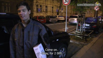 Czech Hunter - Naughty Czech Hunter Offers Cash Bonus to a Working Driver & Fucks Him in a Delivery Van
