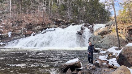 Peeing by a Huge Waterfall thumbnail