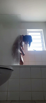 Recording my sexy Indian wife in the shower