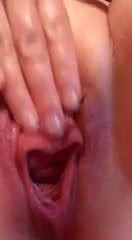 Loose Slut Plays with Her Big Gaping Pussy