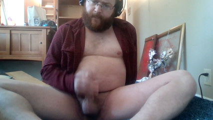 Bator Cums on His Foot