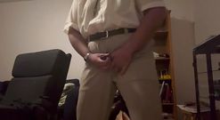 Nerd Anton pushes and spurts sperm hard!