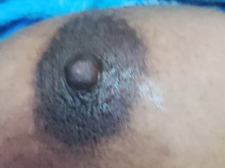 Tamil Pondati, My Sexy wife&rsquo;s Dark Nipples, size 38 Boobs