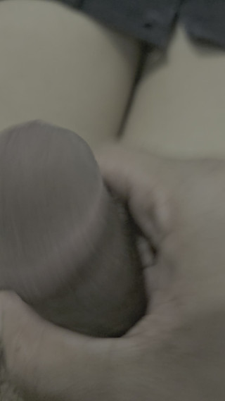 Closeup Jerking big dick