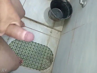 Masturbating in the bathroom