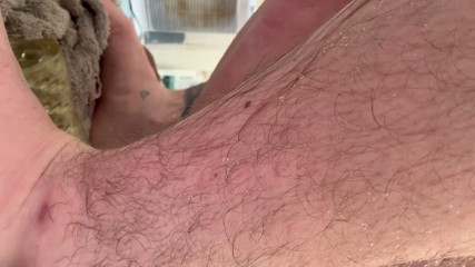 Teasing my big cock