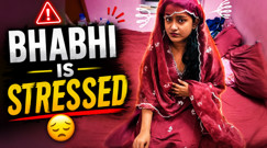 Bhabhi is very stressed and devar relaxed her