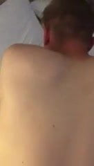Fit lad taking BBC in long seccion