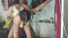 Ass pussy fucking cock sucking pussy sucking breasts sucking milk from the breast and sitting on the cock in doggy style and lying straight on Hindi audio
