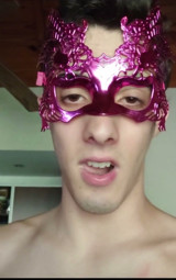 Trying to Pop This Silver Balloon While Jerking off