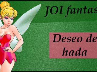 Spanish fantasy audio JOI with magical fairy.