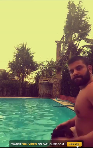 Poolboy Gets Fucked by Big Guy