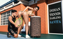 Indian Tennis Darling Savita's Tennis Lessons Turned Into a Hard Fuck Session with Her Student