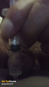 Solo of a Big Shaved Dick with a Beautiful Head, with Sperm Collected in a Syringe!