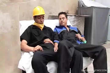 Latino Construction Studs Barebacking