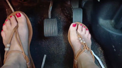 Barefoot Driving Compilation Video