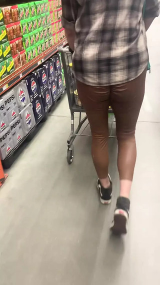 Walking in the grocery store