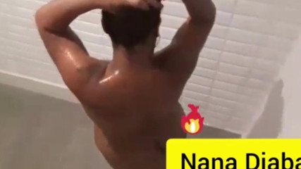 Busty Woman Showering