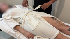 naked massage for a gym girl