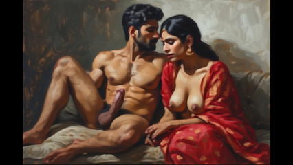 Indian college couple forest sex fucking with condom cum inside pussy