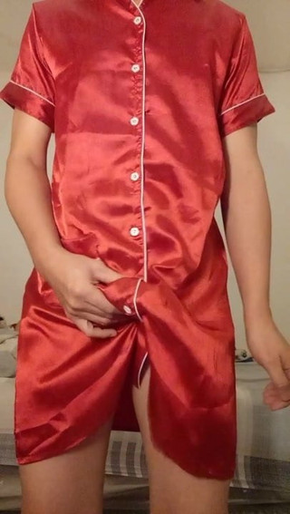 Satin Pajamas Dress