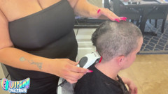 Shaving Quinn's Head