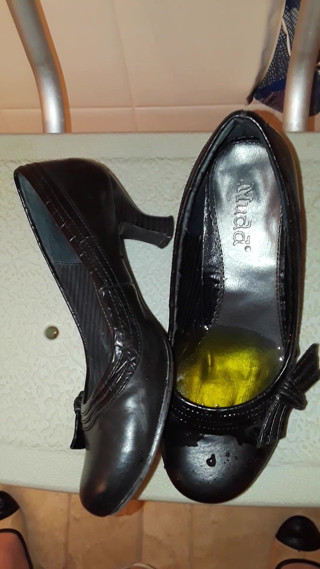 A little piss for my shoe slut