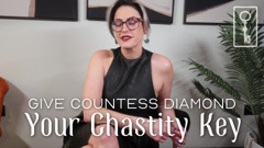 Give Countess Diamond Your Chastity Key