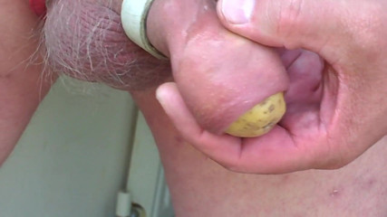 Combination - foreskin potato cock card ring balls tape roll