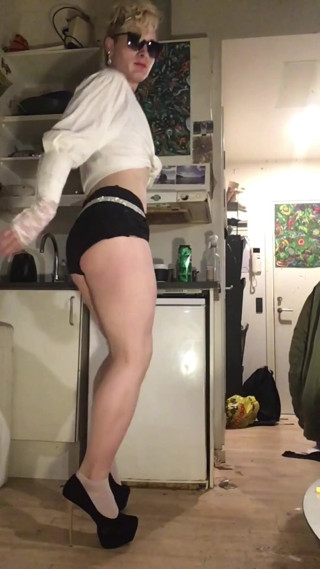 Sissy Fag Jes Brinch Hotpants thumbnail
