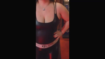Me in Wetlookleggins