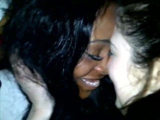 Girls Make Out in hot party