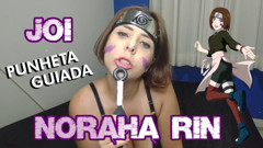 Nohara Rin cosplay jerk off and dildo mastubation