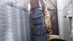 Desi babe enjoys a relaxing bath