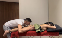 Masseuse Fucks His Busty Arab Client - Yasmina Khan