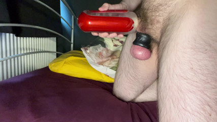 Watch my ass as I fuck fleshlight and cum