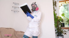 Hazmat Masturbation on the House