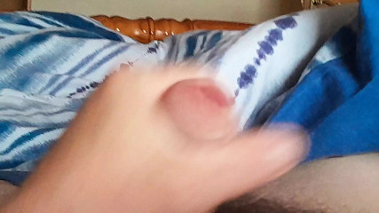 Wanking and cum