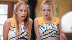 Modern-day Sins - Slutty Cheerleaders Khloe Kapri & Kyler Quinn Butt Fucked by Pervy College Coach!