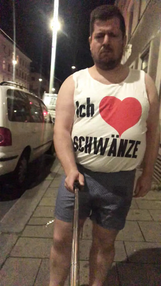 Made to piss myself in public and walk around in pissed pants