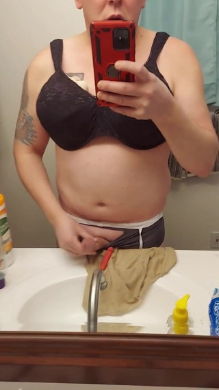 Cum on panties