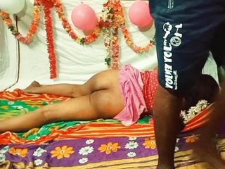 Tamil aunty birthday enjoying sex